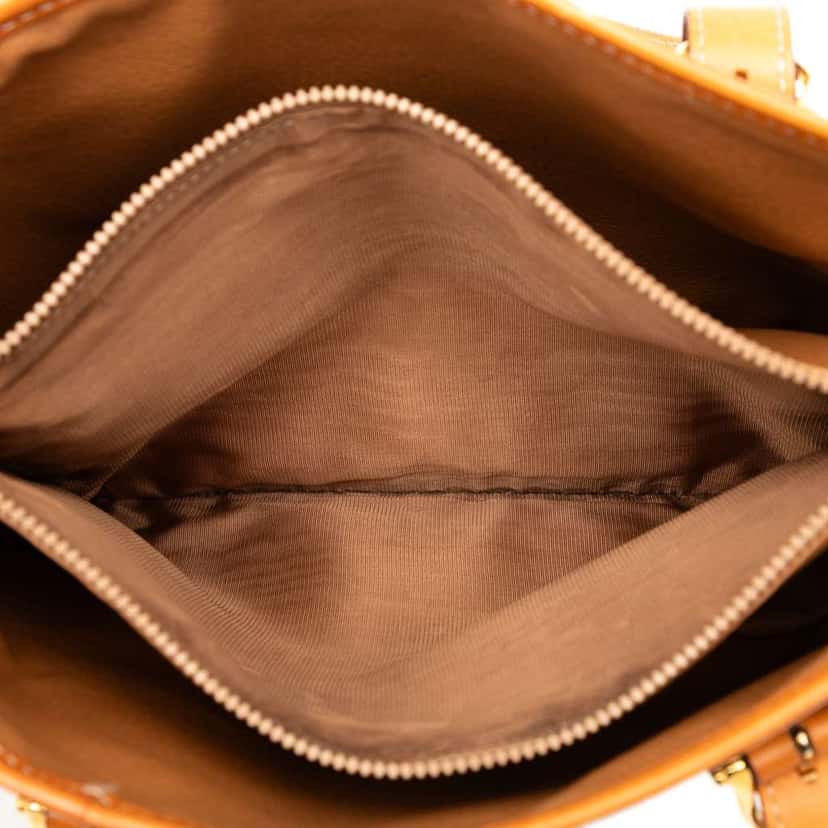 Celine Macadam Coated Canvas Shoulder Bag Brown Canvas Good condition - Model View