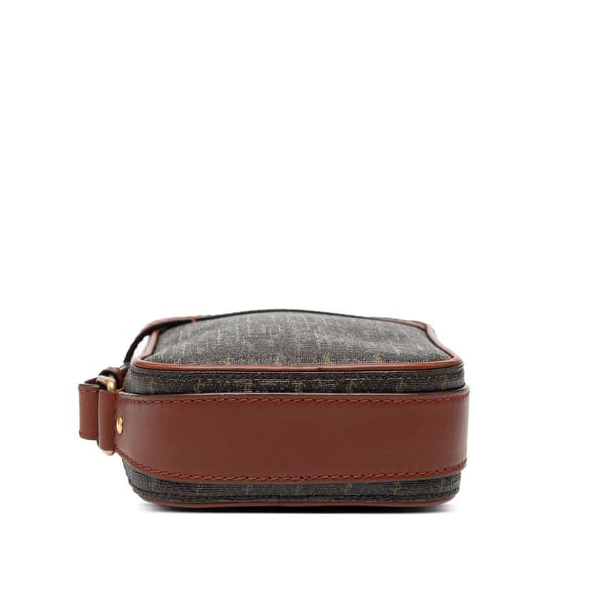 Saint Laurent Le Monogramme Coated Canvas Pouch Crossbody Brown Canvas Very good condition - Inside View