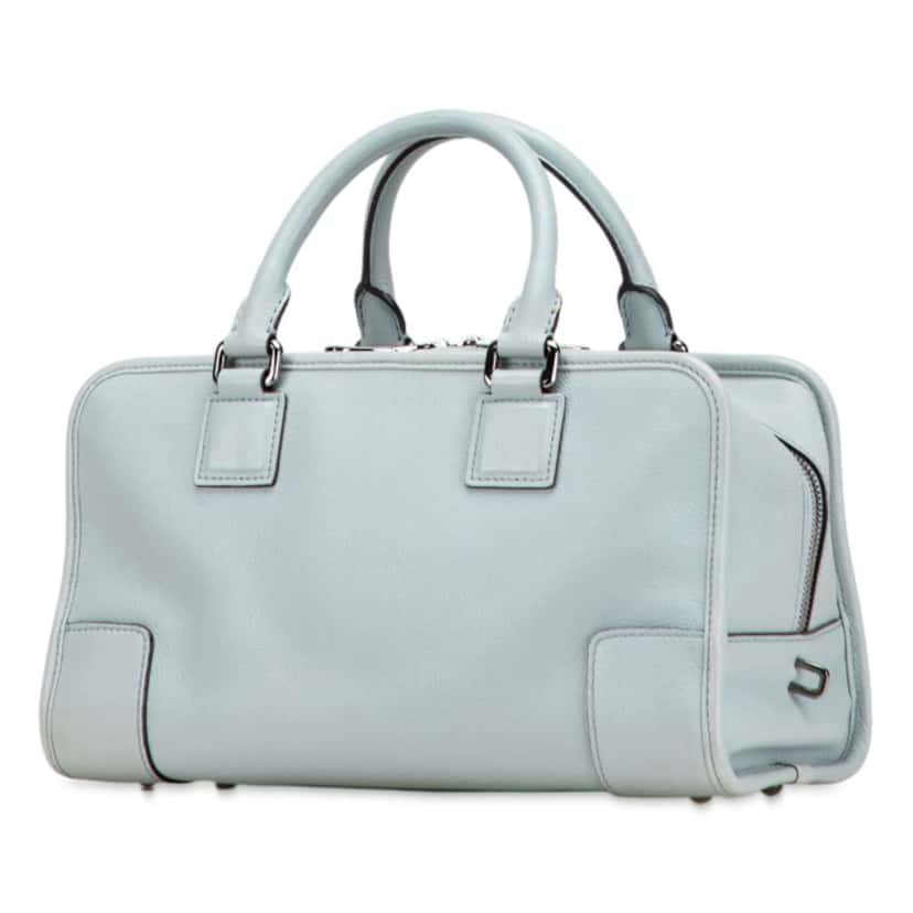 Loewe Limited Edition Leather Amazona 28 Blue Leather Good condition - Back View