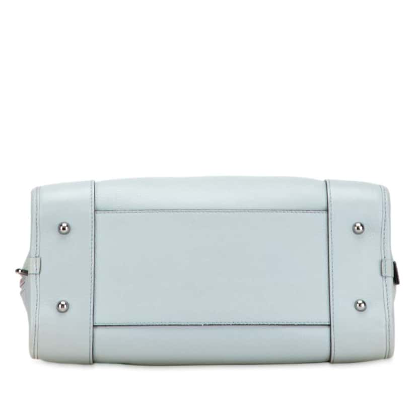 Loewe Limited Edition Leather Amazona 28 Blue Leather Good condition - Inside View