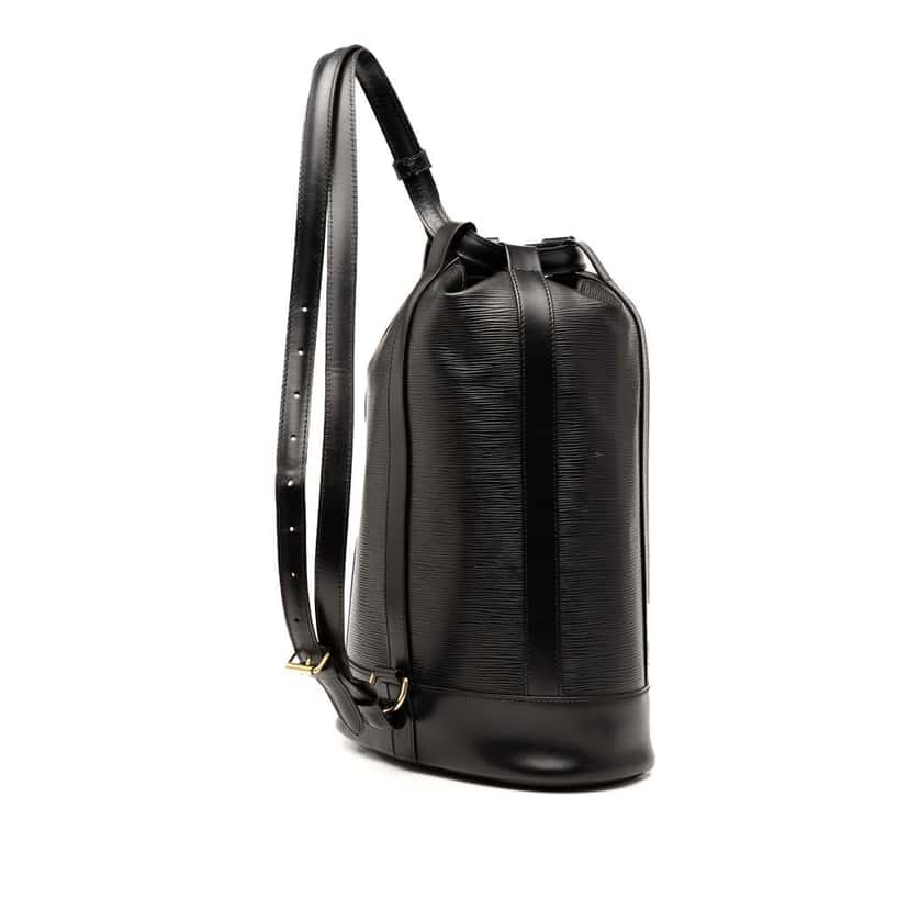 Louis Vuitton Epi Randonnee PM Black Leather Good condition - Back View