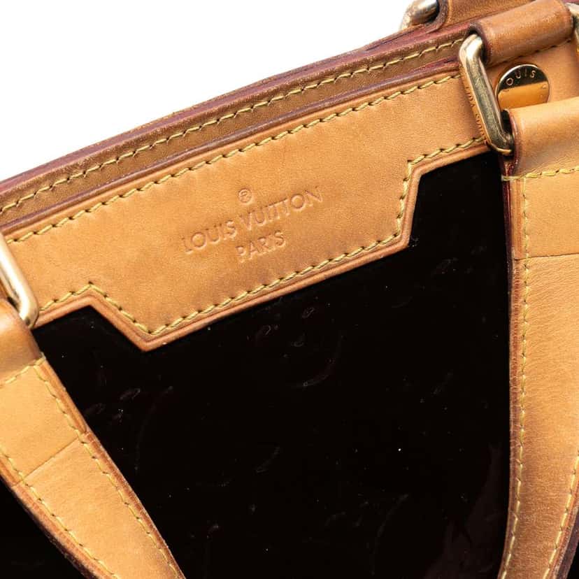 Louis Vuitton Monogram Vernis Brea MM Purple Leather Good condition - Box View