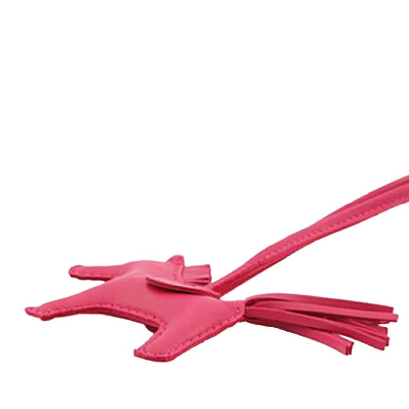 Hermès Milo Lambskin GriGri Rodeo Bag Charm PM Pink Leather Very good condition - Inside View