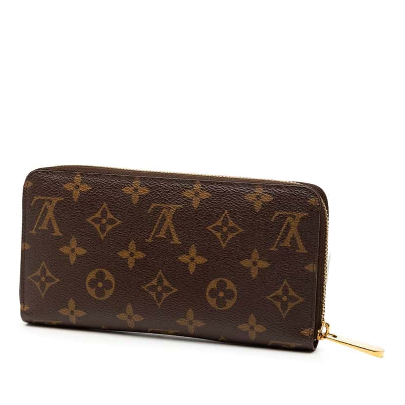 Louis Vuitton Monogram Zippy Long Wallet Brown Good condition - Back View