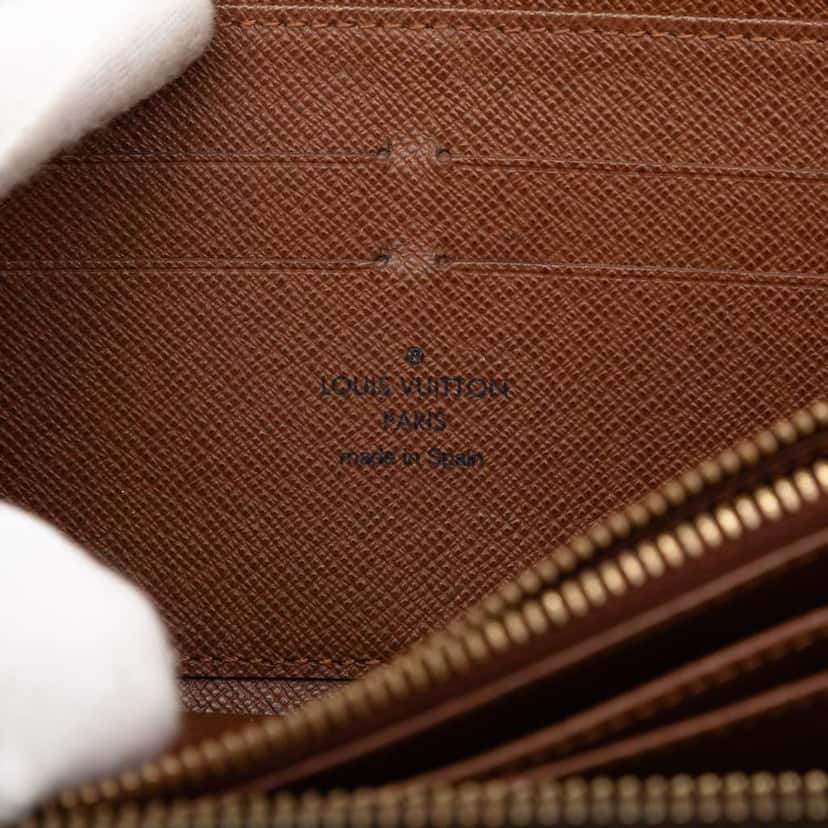 Louis Vuitton Monogram Zippy Long Wallet Brown Good condition - Box View