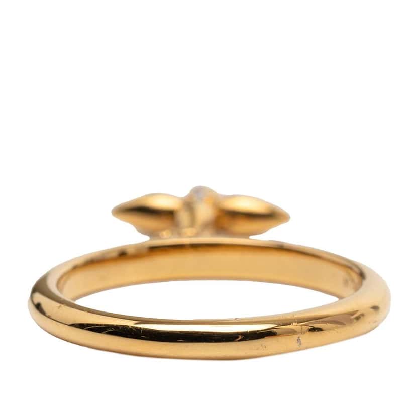 Louis Vuitton Gold Plated Louisette Signature Ring Gold Metal Fair condition - Inside View