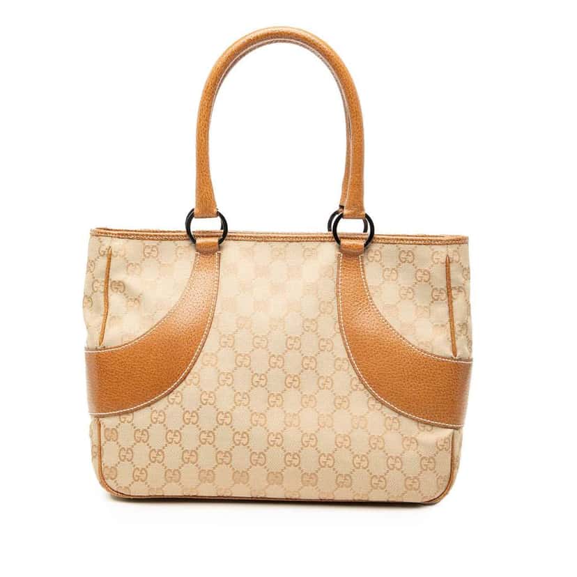Gucci GG Canvas Tote Brown Canvas Very good condition - Front View