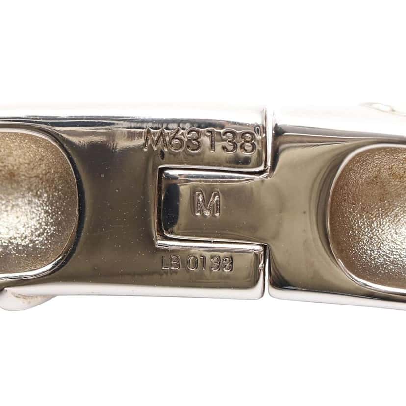 Louis Vuitton Stainless Steel Monogram Family Bangle Silver Stainless steel Good condition - Box View