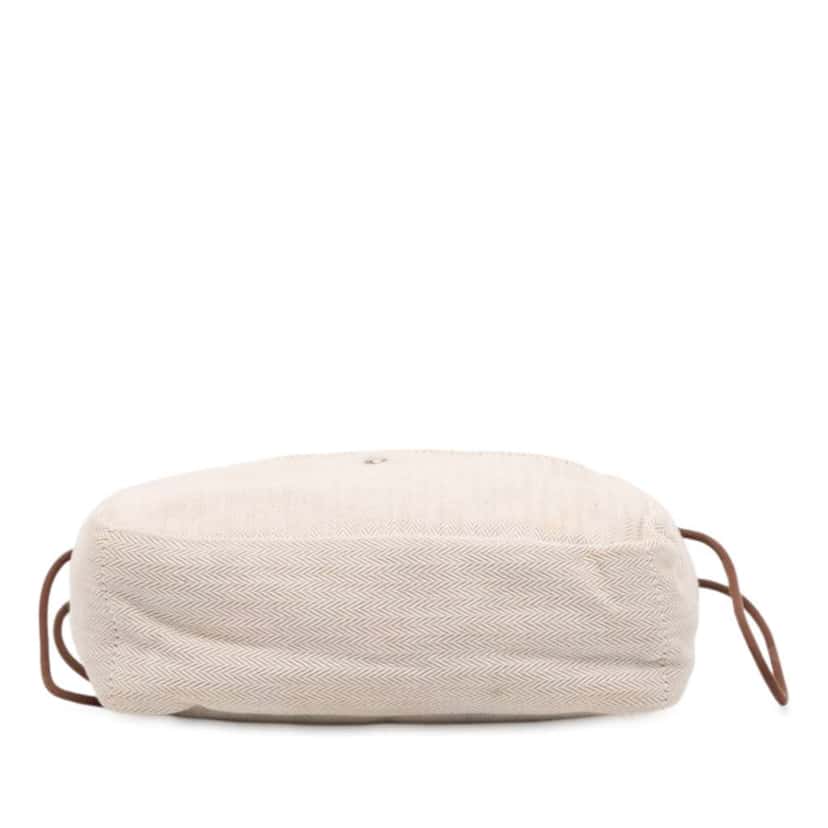 Hermès Toile and Barenia Fourbi 20 Pouch Brown Canvas Very good condition - Inside View