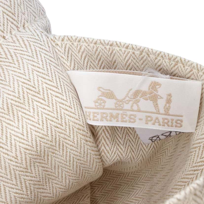 Hermès Toile and Barenia Fourbi 20 Pouch Brown Canvas Very good condition - Box View