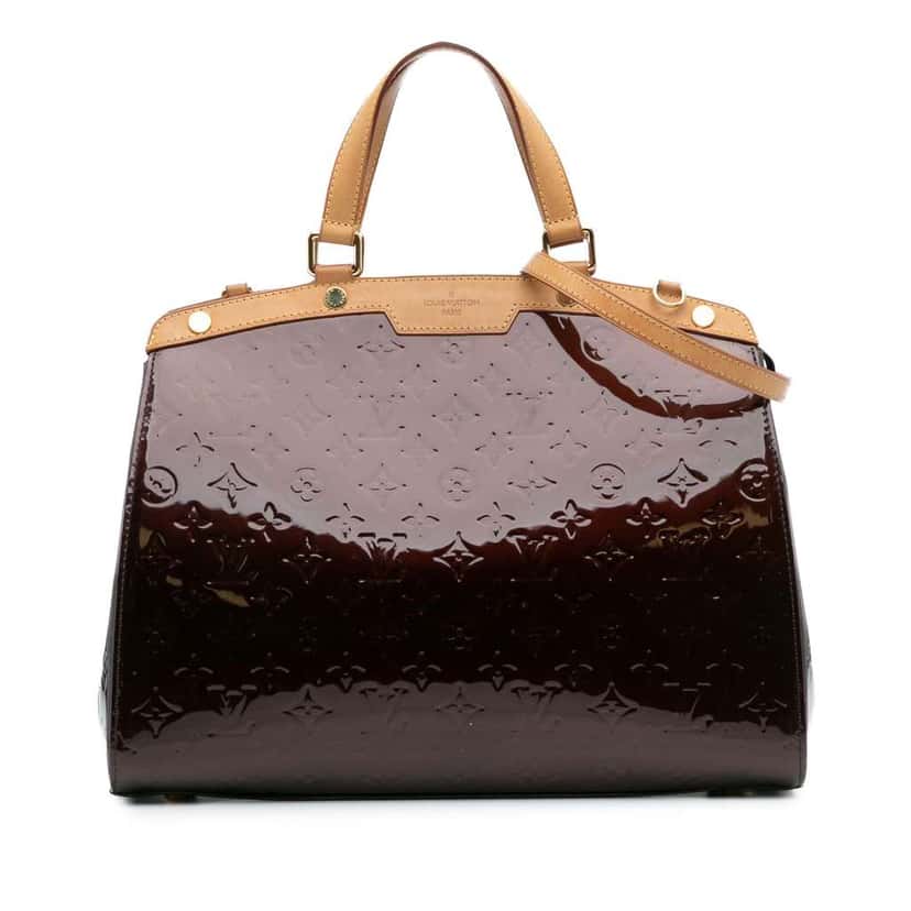 Louis Vuitton Monogram Vernis Brea GM Red Leather Good condition - Front View