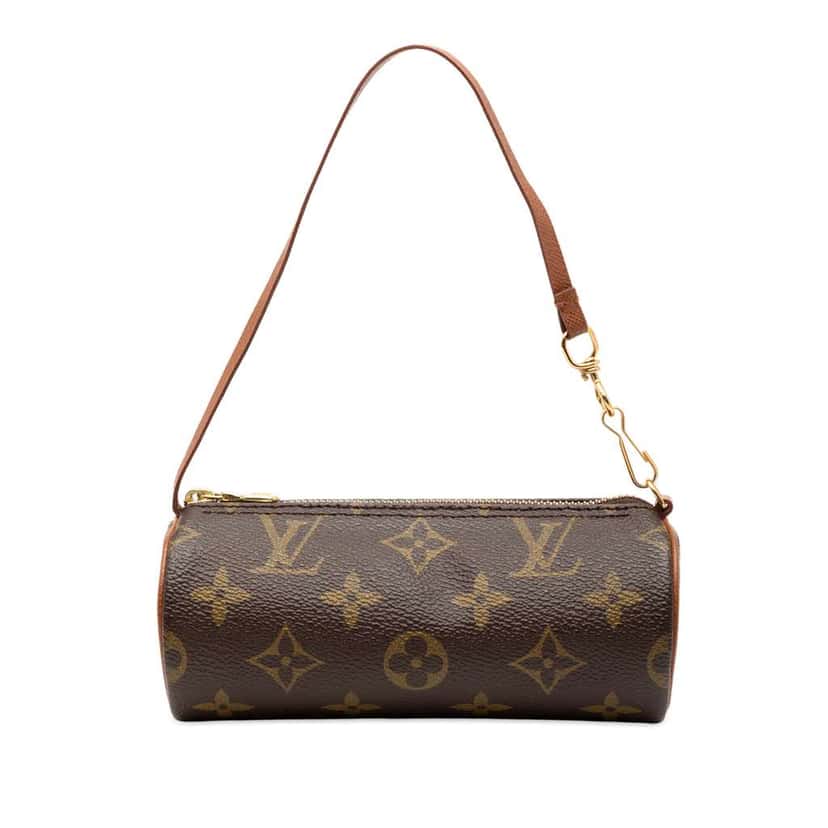 Louis Vuitton Monogram Papillon Pochette Brown Good condition - Front View