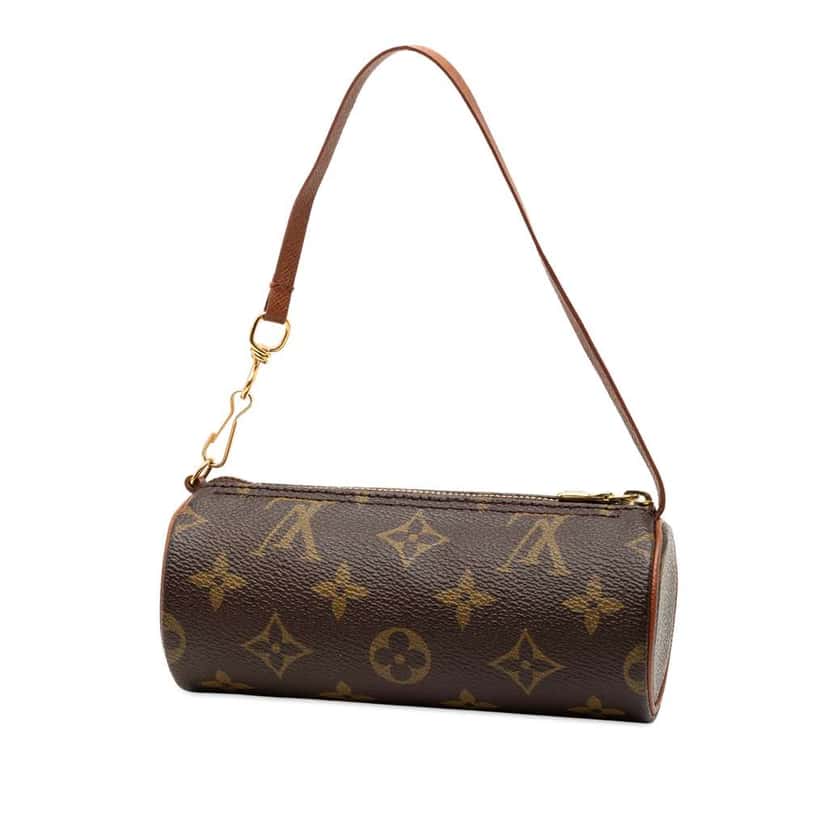 Louis Vuitton Monogram Papillon Pochette Brown Good condition - Back View