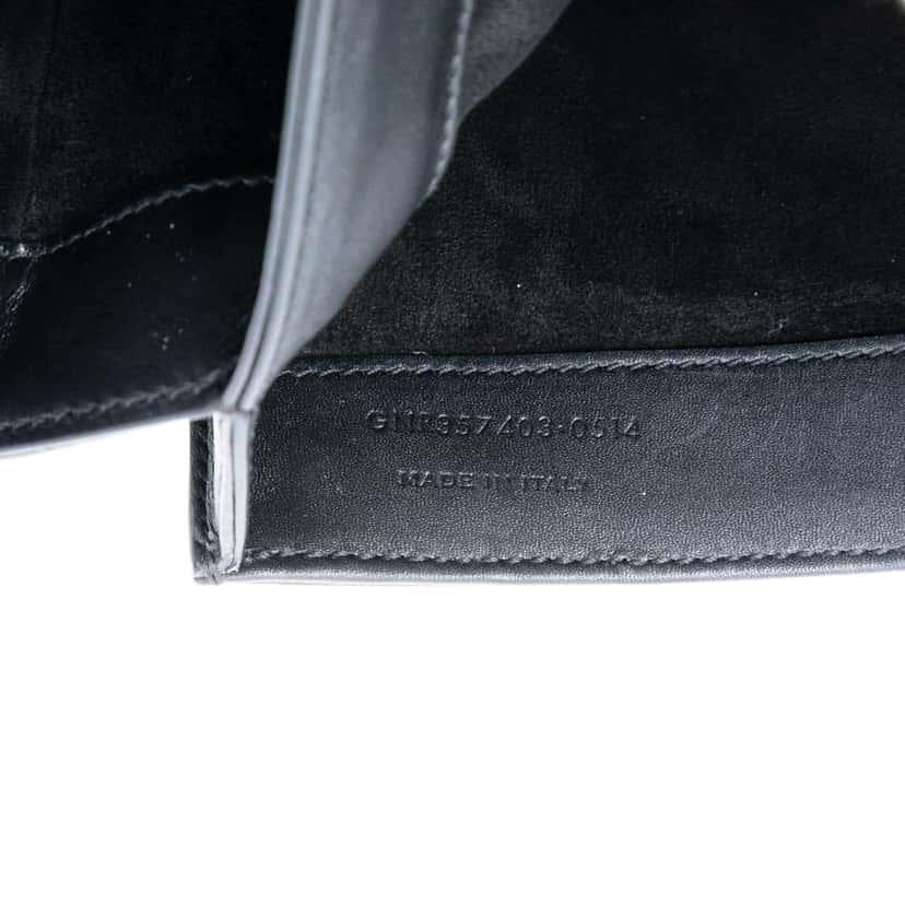 Saint Laurent Medium Leather Monogram Universite Bag Black Leather Very good condition - Box View