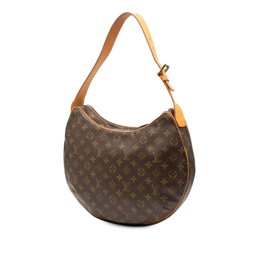 Louis Vuitton Monogram Croissant GM Brown Good condition - Back View