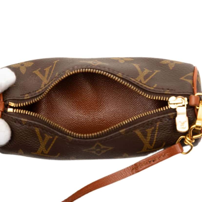 Louis Vuitton Monogram Papillon Pochette Brown Good condition - Model View