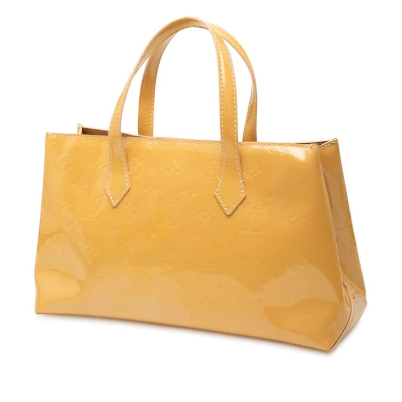Louis Vuitton Monogram Vernis Wilshire PM Brown Leather Good condition - Back View