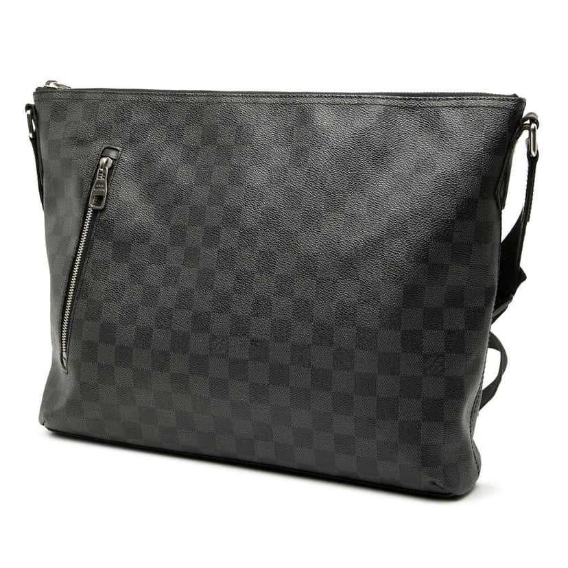 Louis Vuitton Damier Graphite Mick MM Black Very good condition - Back View
