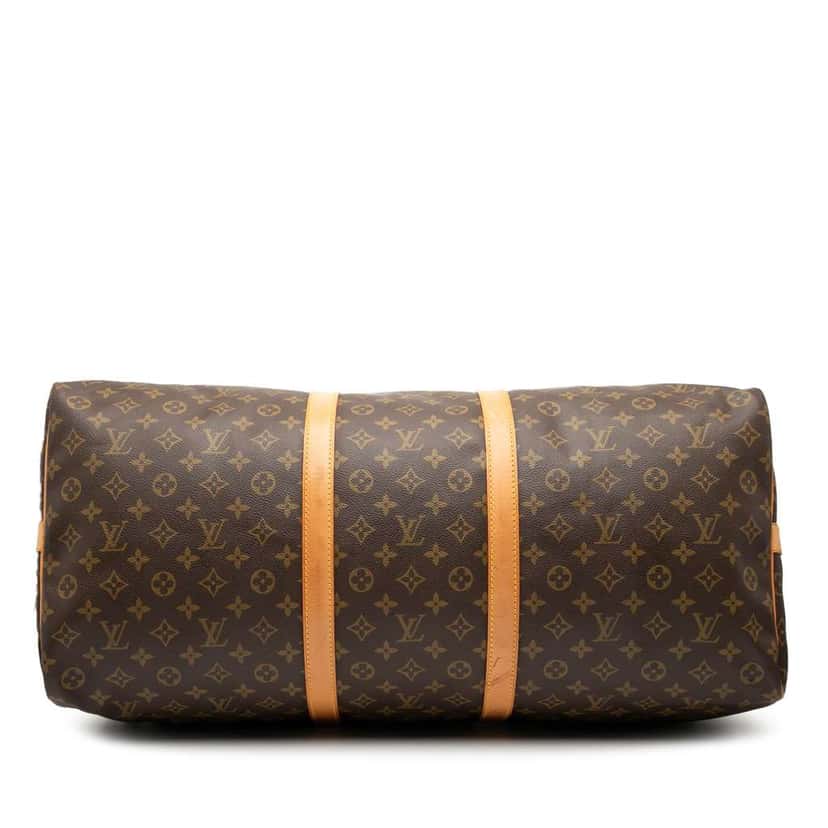Louis Vuitton Monogram Keepall Bandouliere 60 Brown Good condition - Inside View