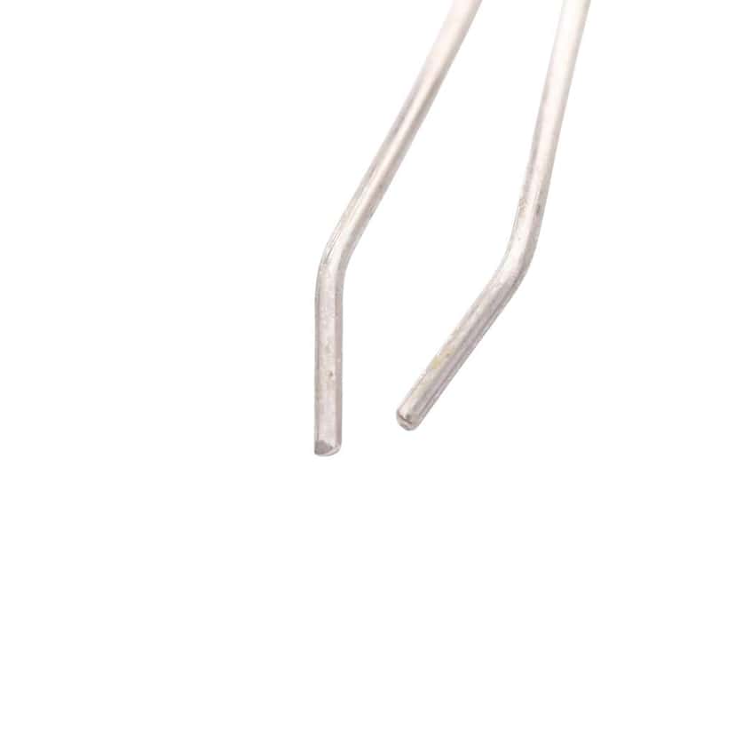 Chanel Resin CC Hook Earrings White Good condition - Inside View