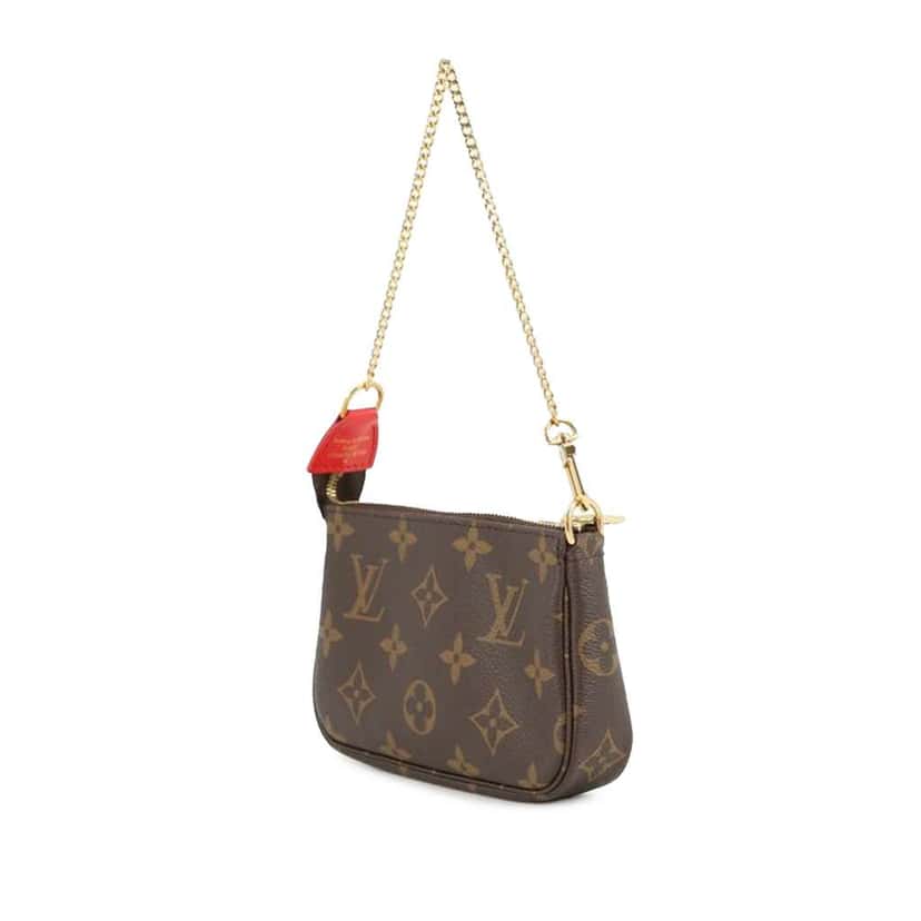 Louis Vuitton Monogram Vivienne Christmas Mini Pochette Accessoires Brown Good condition - Back View