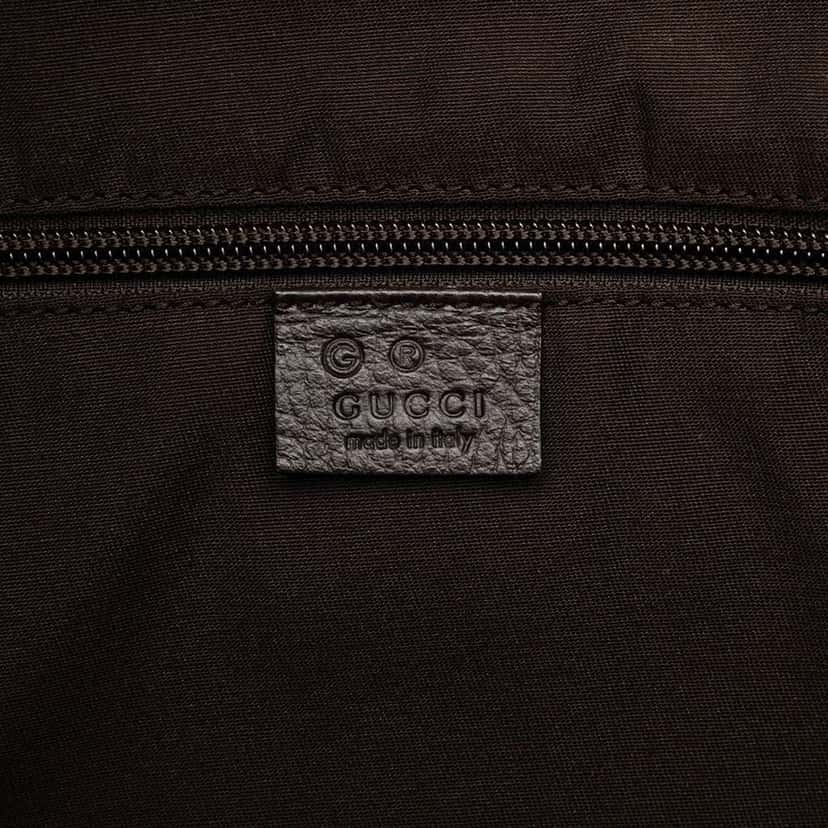 Gucci GG Crystal Duffle Bag Brown Canvas Good condition - Box View