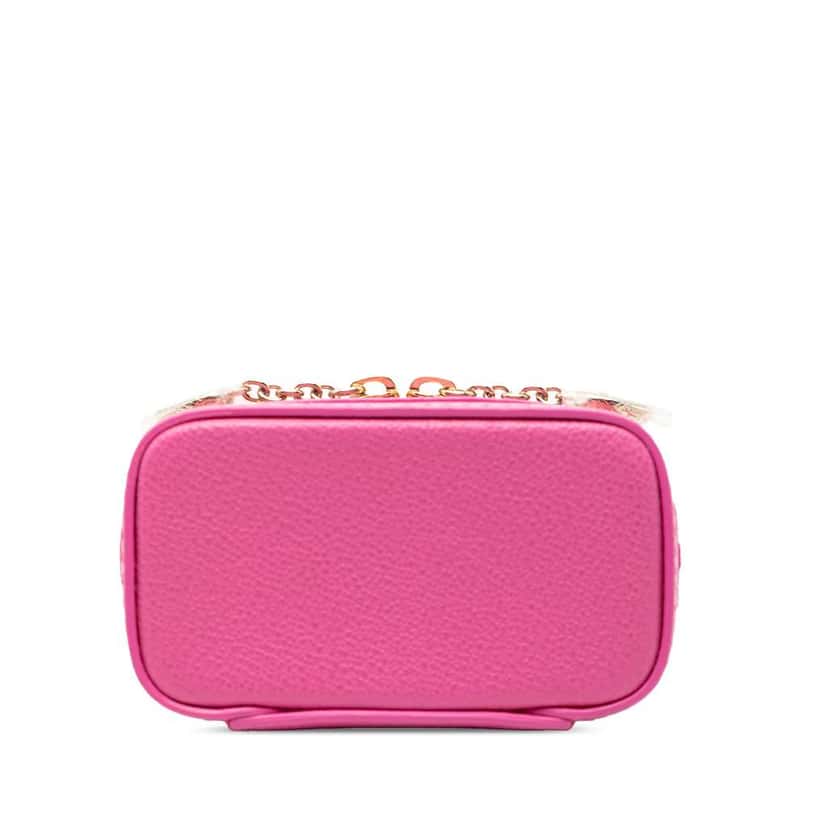 Bvlgari Mini Leather Serpenti Forever Vanity Bag Pink Leather Good condition - Inside View