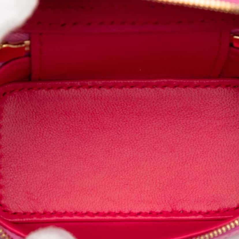 Bvlgari Mini Leather Serpenti Forever Vanity Bag Pink Leather Good condition - Model View