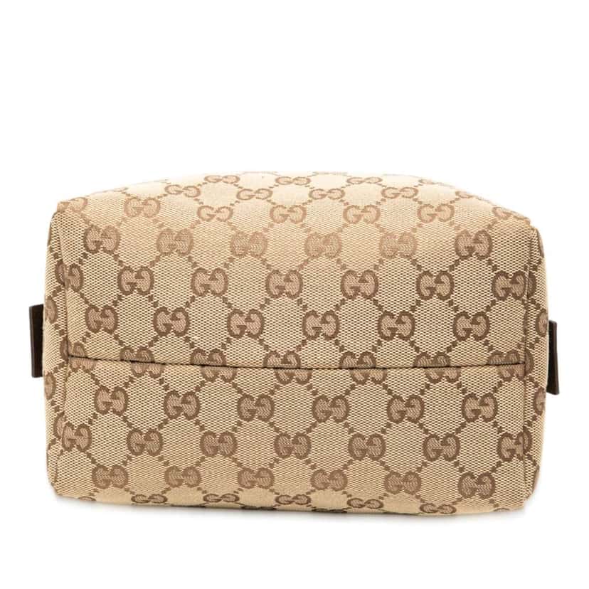 Gucci Mini GG Canvas Balthus Tofu Bag Brown Canvas Good condition - Inside View