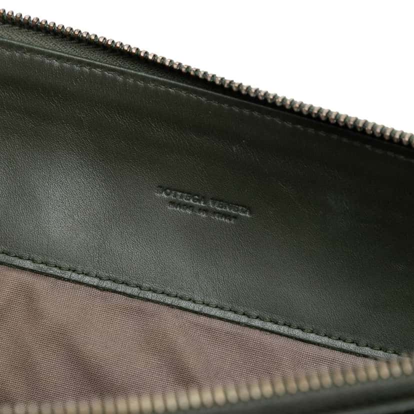 Bottega Veneta Large Nappa Intrecciato Document Case Black Leather Good condition - Box View