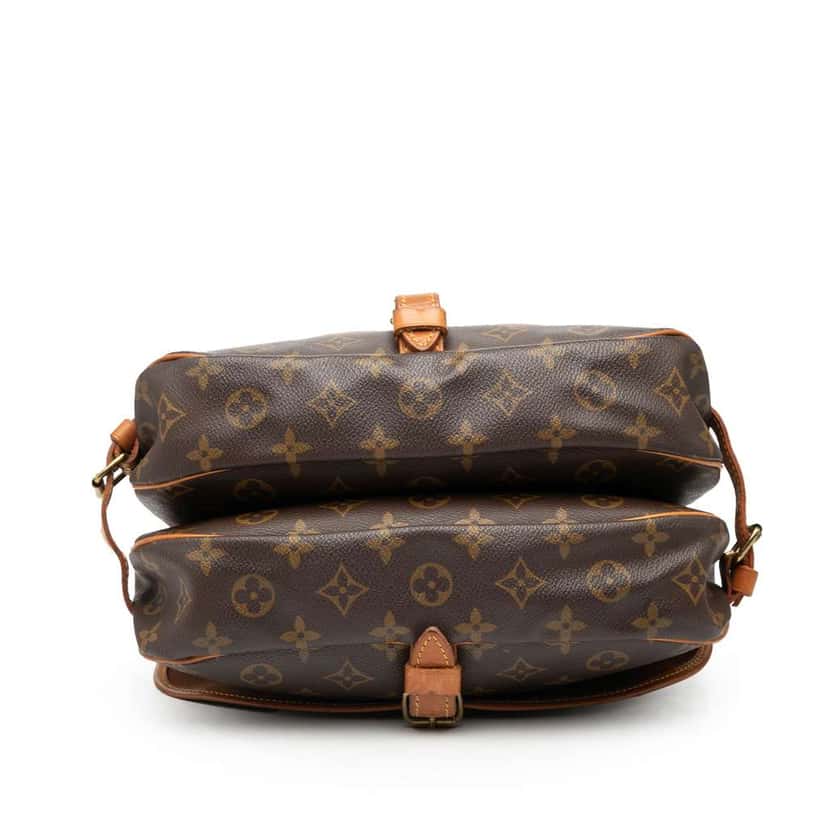 Louis Vuitton Monogram Saumur 30 Brown Good condition - Inside View
