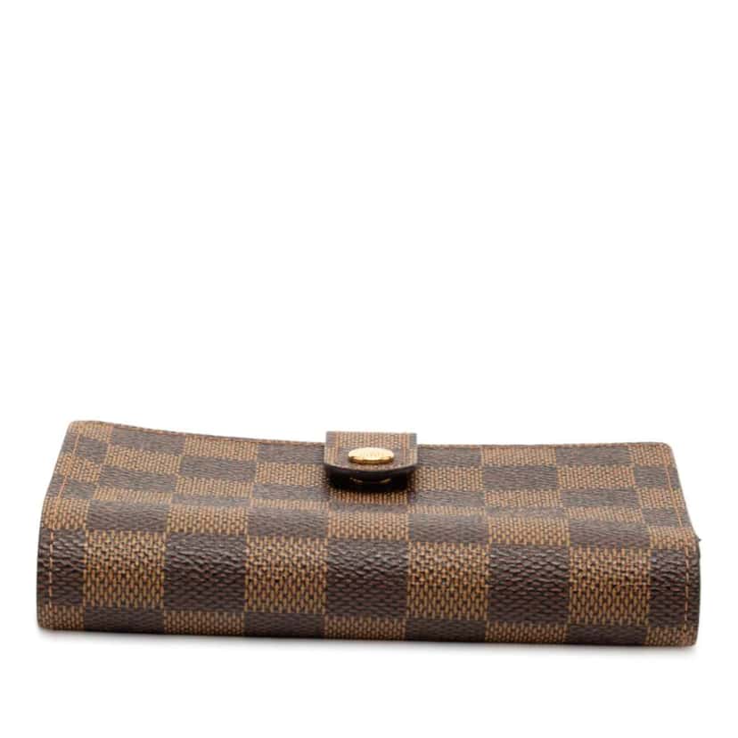 Louis Vuitton Damier Ebene French Purse Wallet Brown Good condition - Inside View
