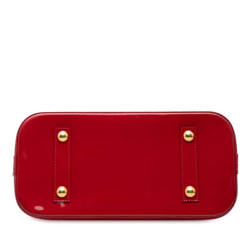 Louis Vuitton Monogram Vernis Alma PM Red Leather Good condition - Inside View