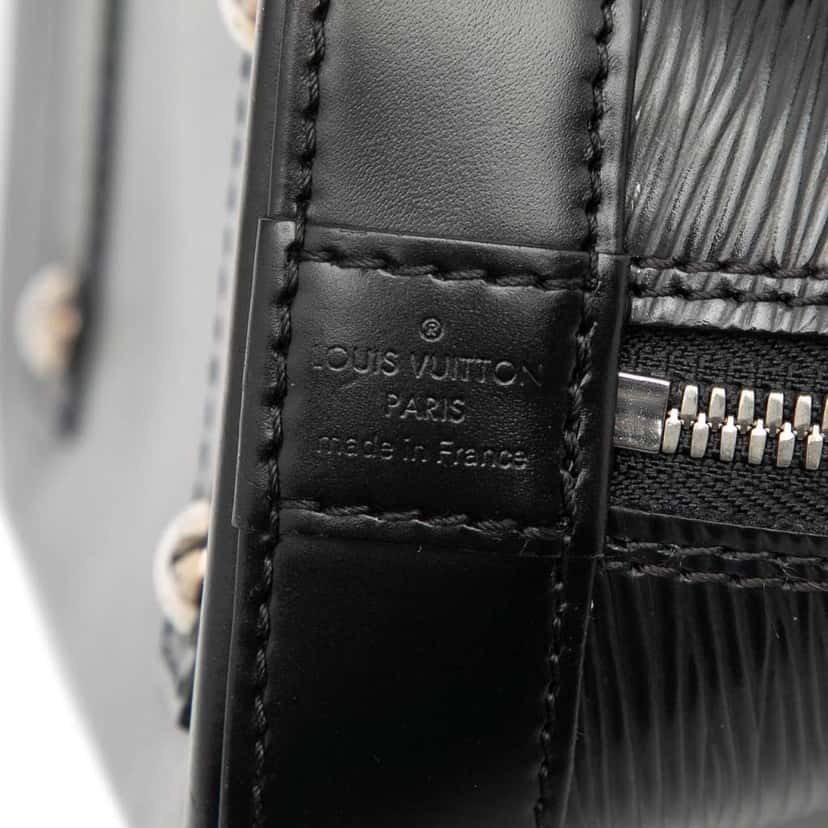 Louis Vuitton Epi Alma BB Black Leather Good condition - Box View