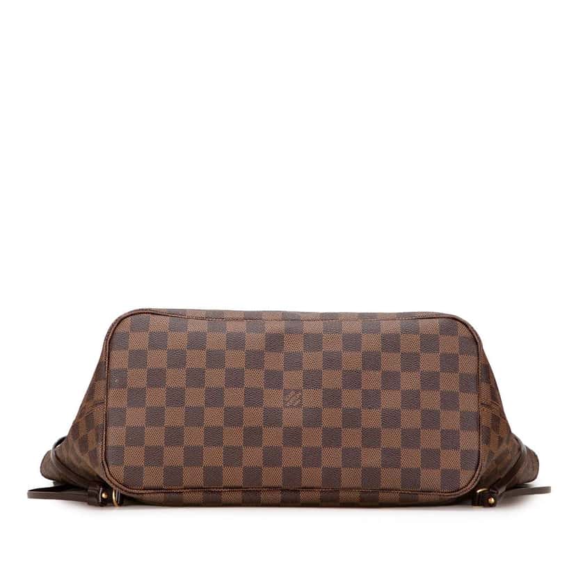 Louis Vuitton Damier Ebene Neverfull MM Brown Canvas Good condition - Inside View