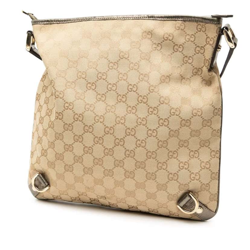 Gucci GG Canvas Abbey D Ring Crossbody Brown Canvas Very good condition - Back View
