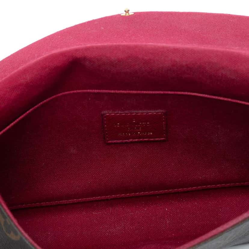 Louis Vuitton Monogram Pochette Felicie Brown Good condition - Model View