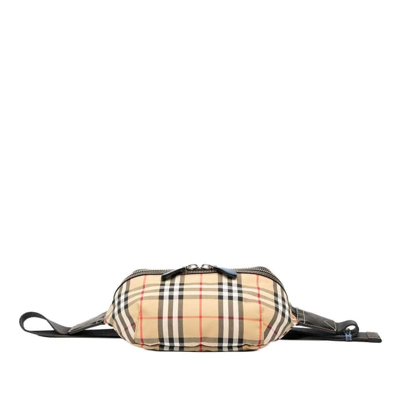Burberry House Check Nylon Sonny Belt Bag Brown Good condition - Inside View