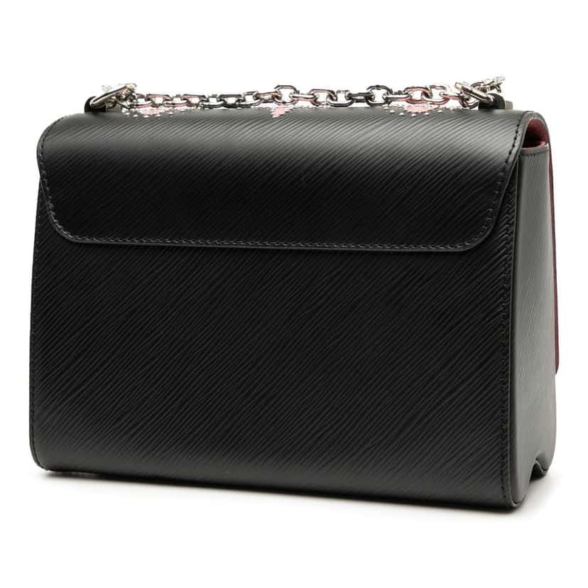 Louis Vuitton Epi Flower Embellished Twist MM Black Leather Good condition - Back View