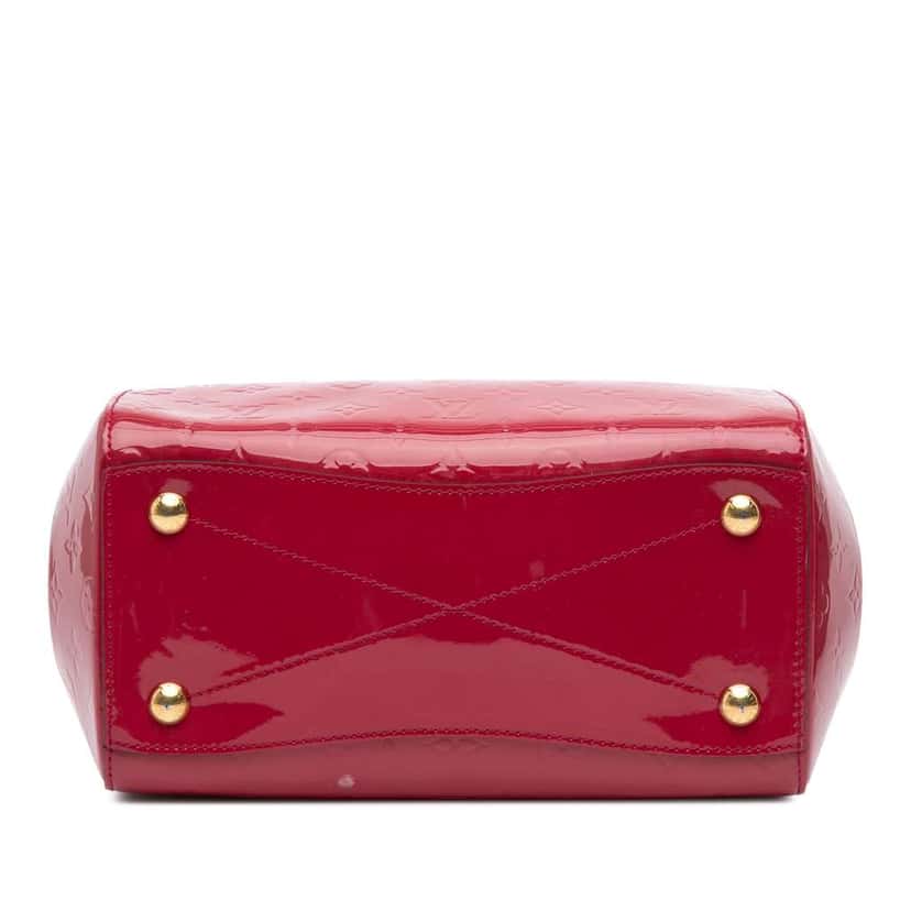 Louis Vuitton Monogram Vernis Montana Red Leather Good condition - Inside View