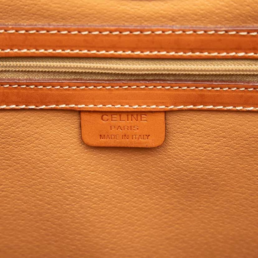 Celine Macadam Coated Canvas Tote Brown Canvas Good condition - Box View