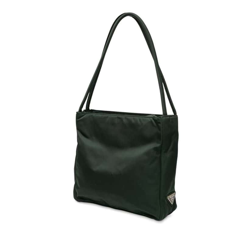Prada Tessuto Shoulder Bag Green Good condition - Back View