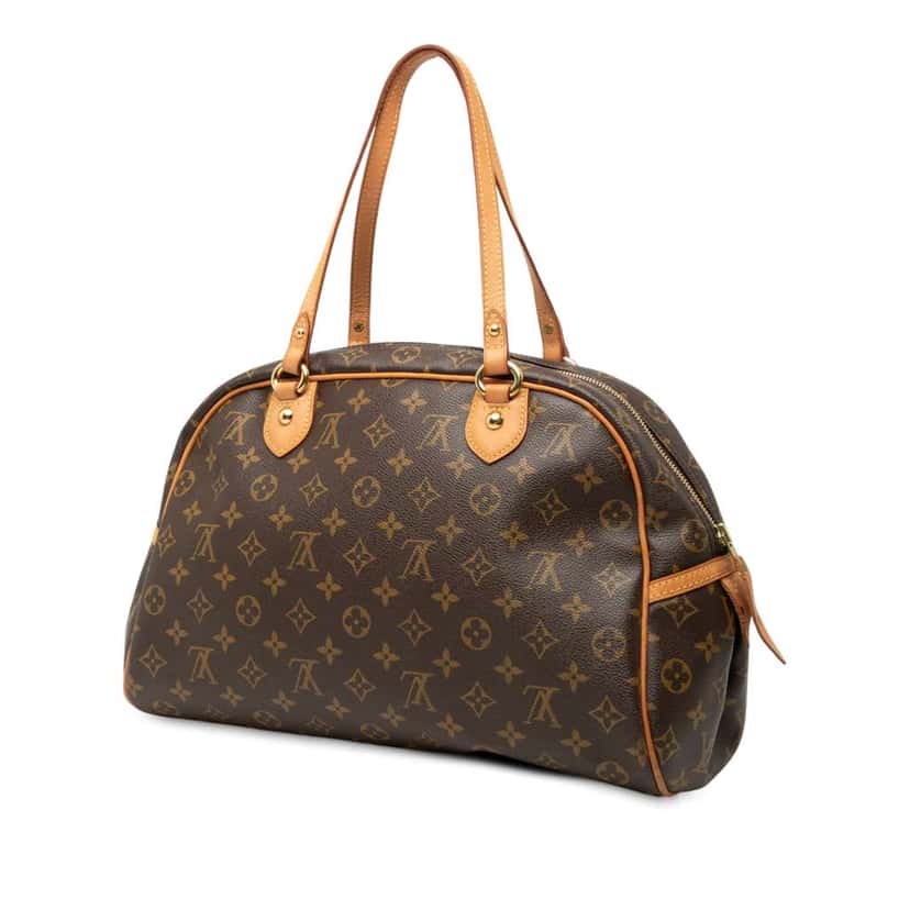 Louis Vuitton Monogram Montorgueil GM Brown Good condition - Back View