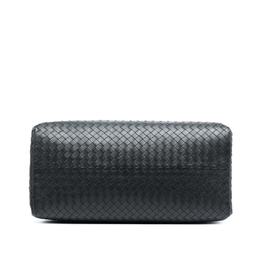 Bottega Veneta Medium Nappa Intrecciato Roma Tote Grey Leather Good condition - Inside View