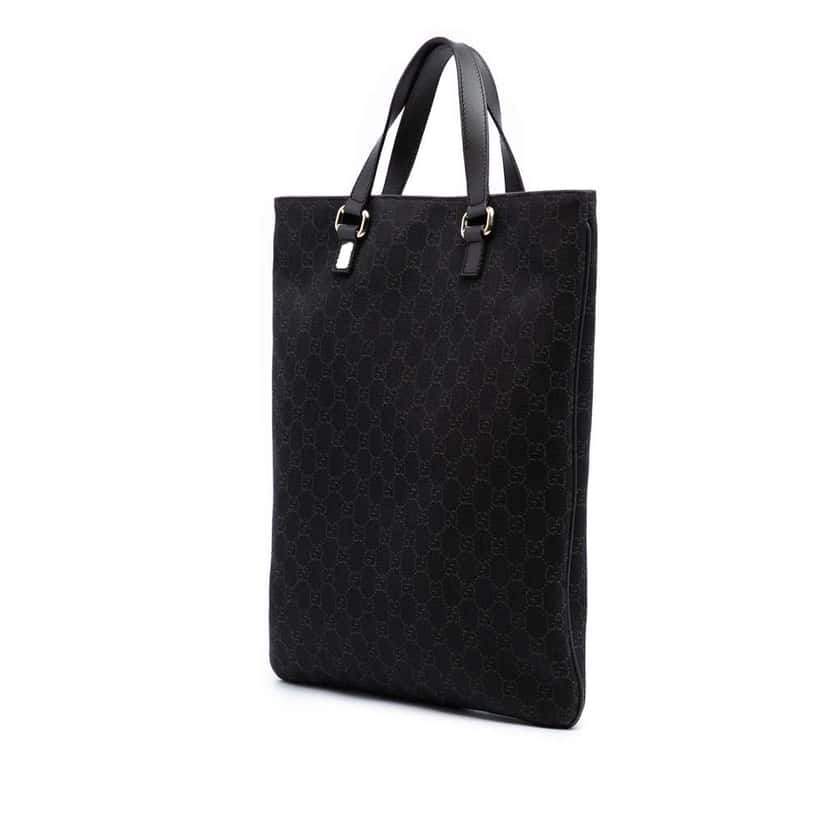 Gucci GG Denim Tote Brown Denim Good condition - Back View