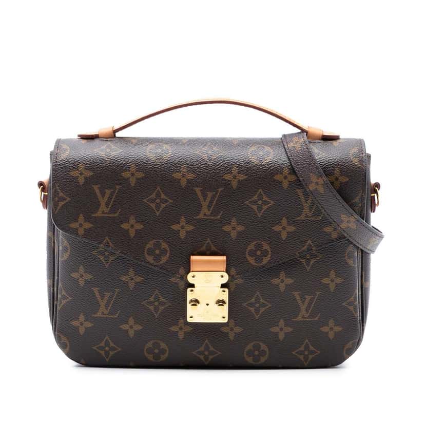 Louis Vuitton Monogram Pochette Metis Brown Good condition - Front View