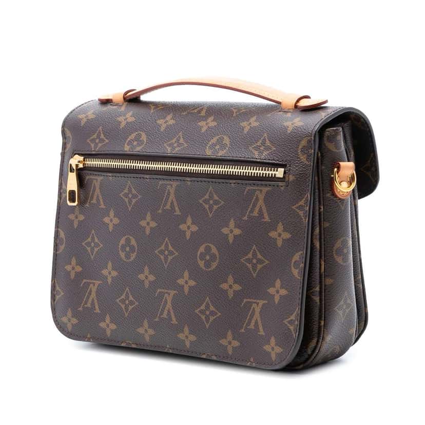 Louis Vuitton Monogram Pochette Metis Brown Good condition - Back View