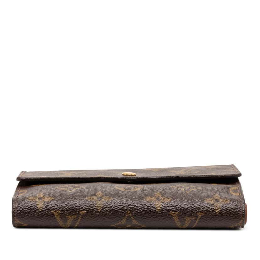 Louis Vuitton Monogram Porte Tresor Etui Papier Wallet Brown Good condition - Inside View