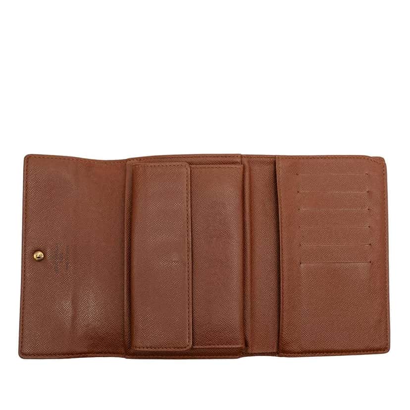 Louis Vuitton Monogram Porte Tresor Etui Papier Wallet Brown Good condition - Model View