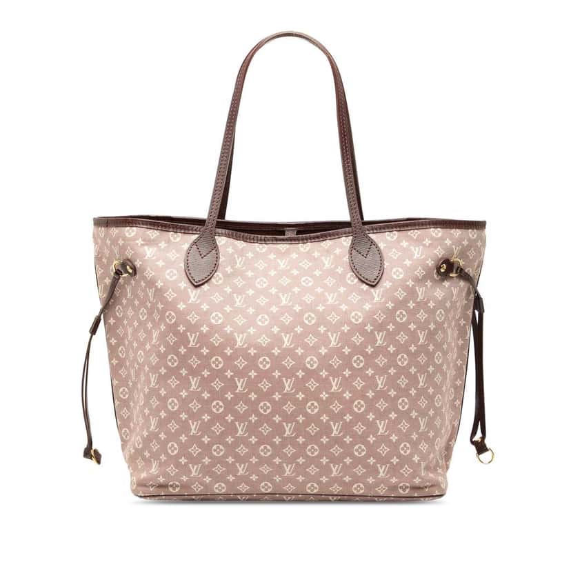 Louis Vuitton Monogram Idylle Neverfull MM Pink Canvas Good condition - Front View
